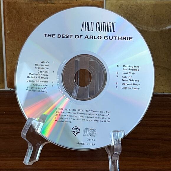 The Best Of Arlo Guthrie CD 1990 Warner Bros. 3117-2 - Picture 3 of 8